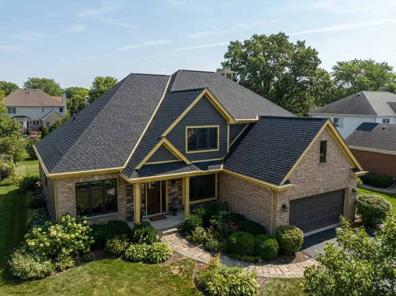 New asphalt shingle roof installation New asphalt shingle roof installation