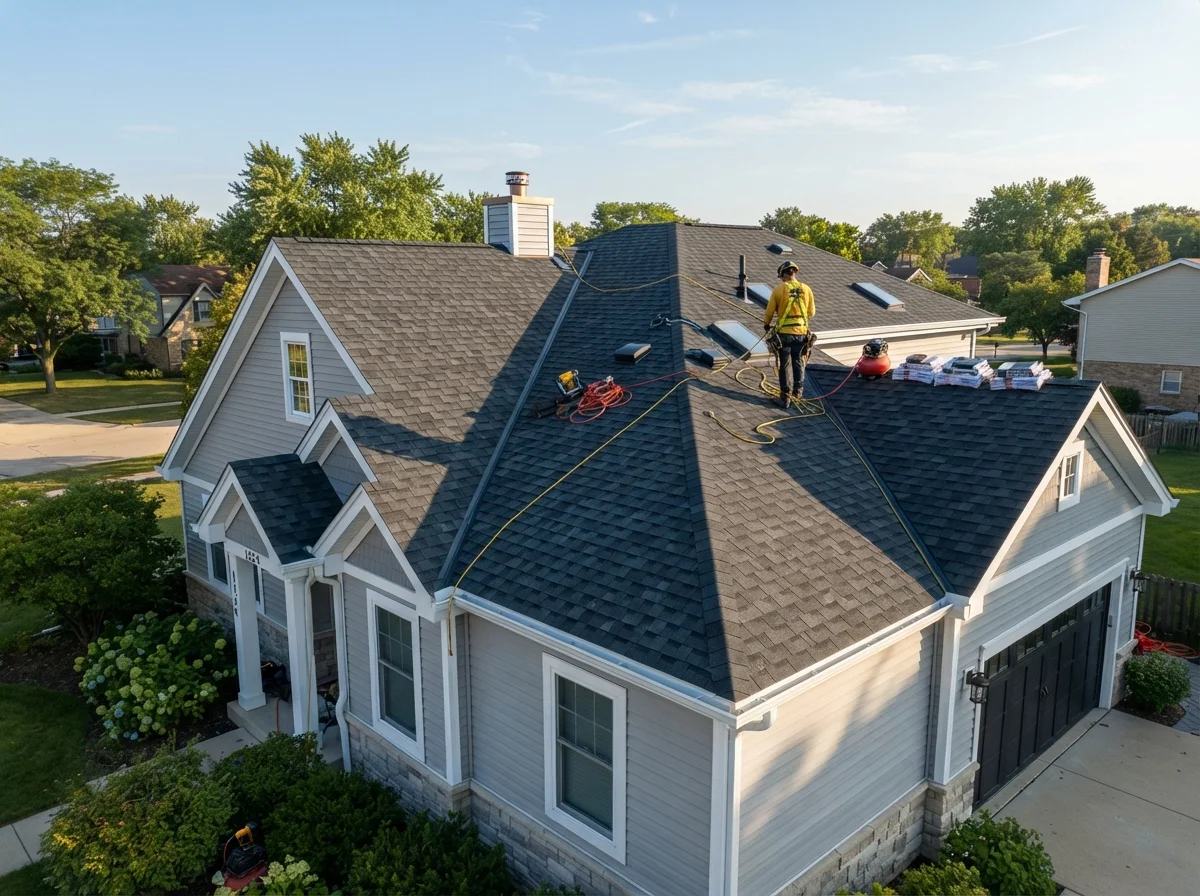 Durable natural slate roof tiles